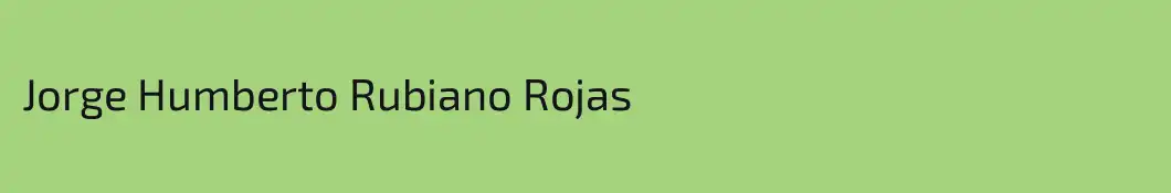 Jorge Humberto Rubiano Rojas